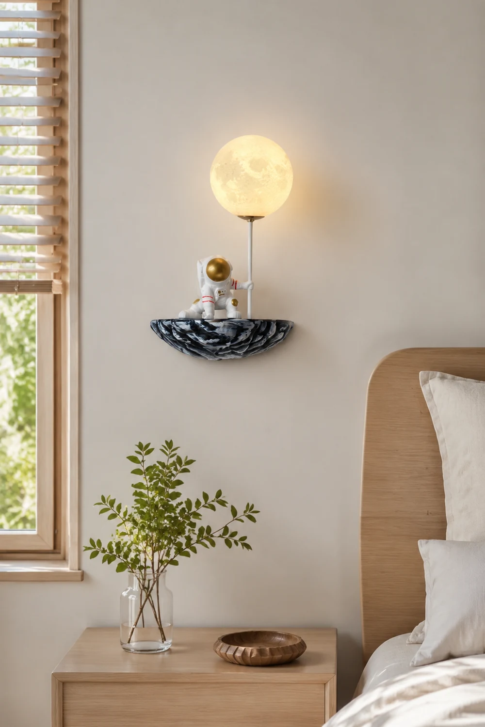 Fateh Astronaut Wandleuchte, 3 Farbe - Lumpaz