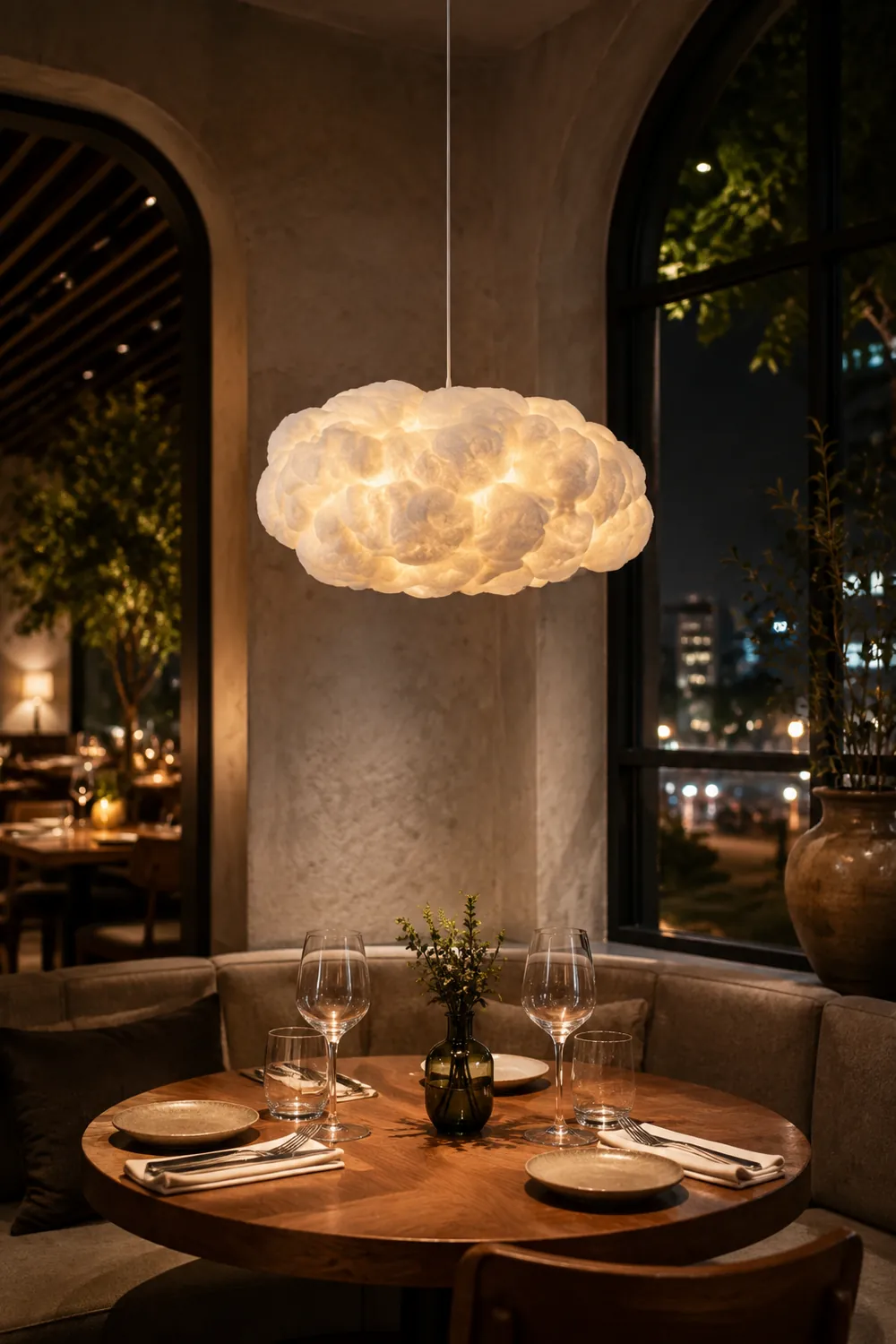 Minori Wolke Pendelleuchte, ∅35/40/50CM - Lumpaz