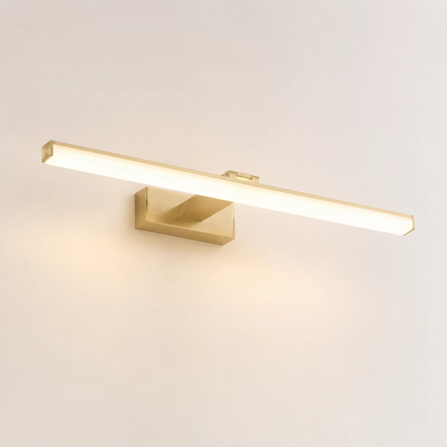 Edge Spiegelfront Waschtisch-Wandleuchte, L 40/50CM - Lumpaz