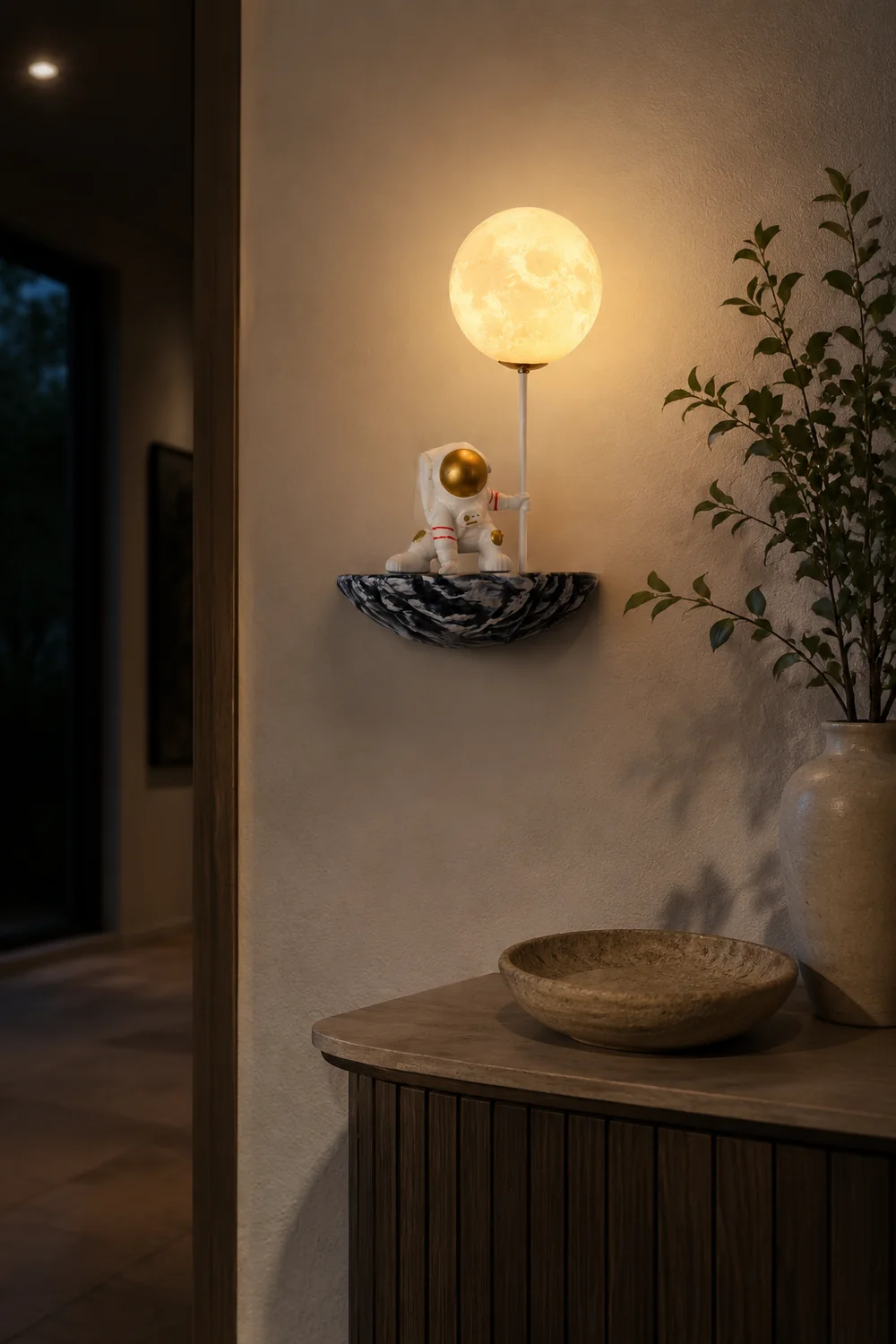 Fateh Astronaut Wandleuchte, 3 Farbe - Lumpaz