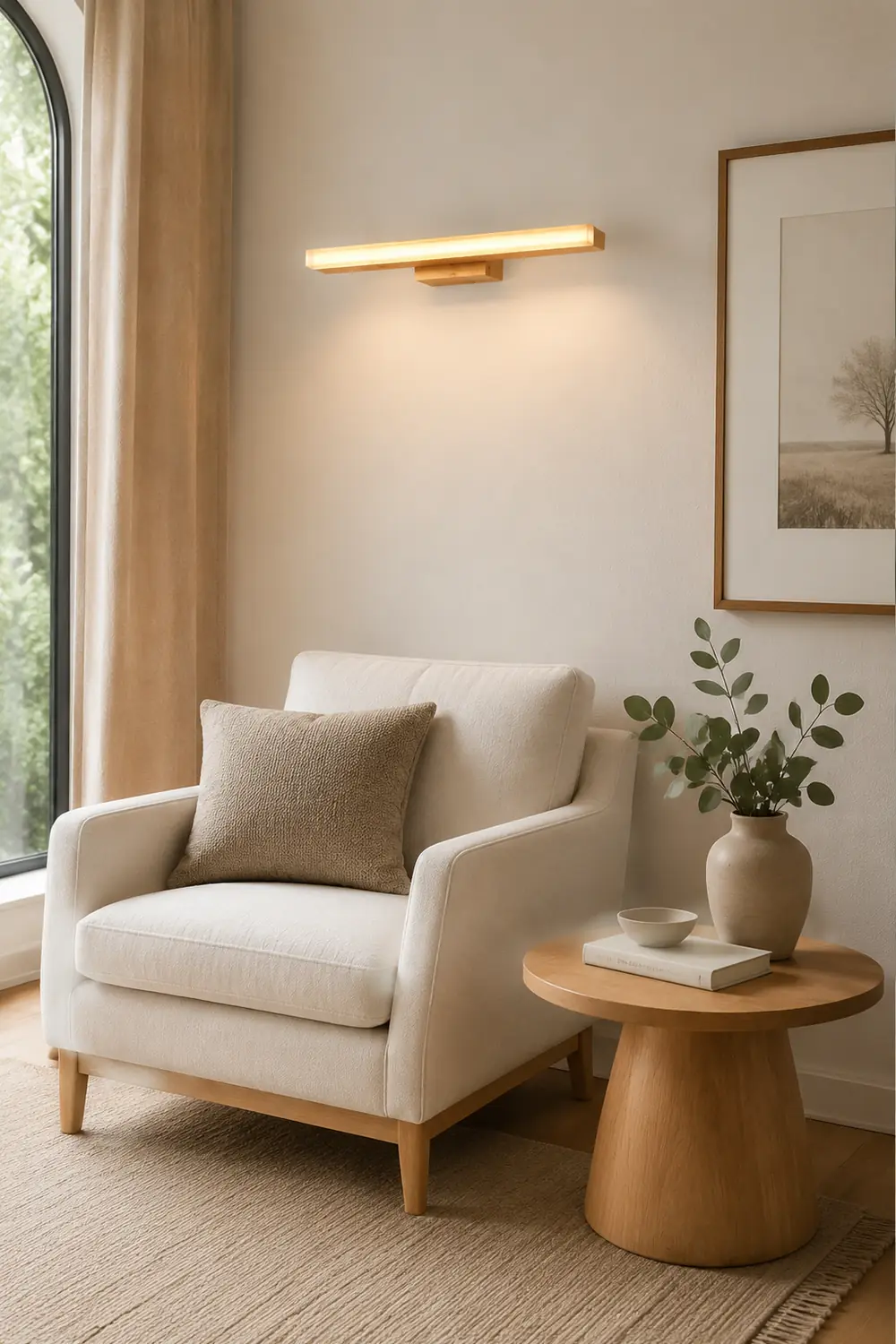 Leigh Spiegelfront Waschtisch-Wandleuchte, L 40/60/80CM - Lumpaz