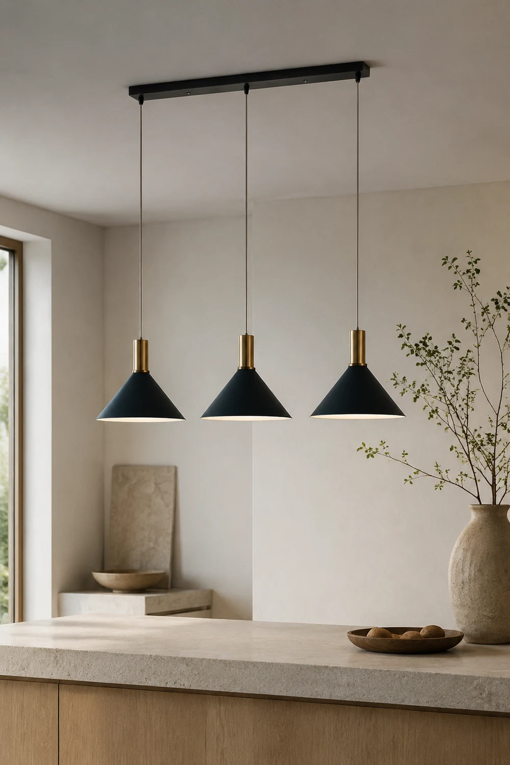 Carins Cluster Pendelleuchte, 3-flammig - Lumpaz