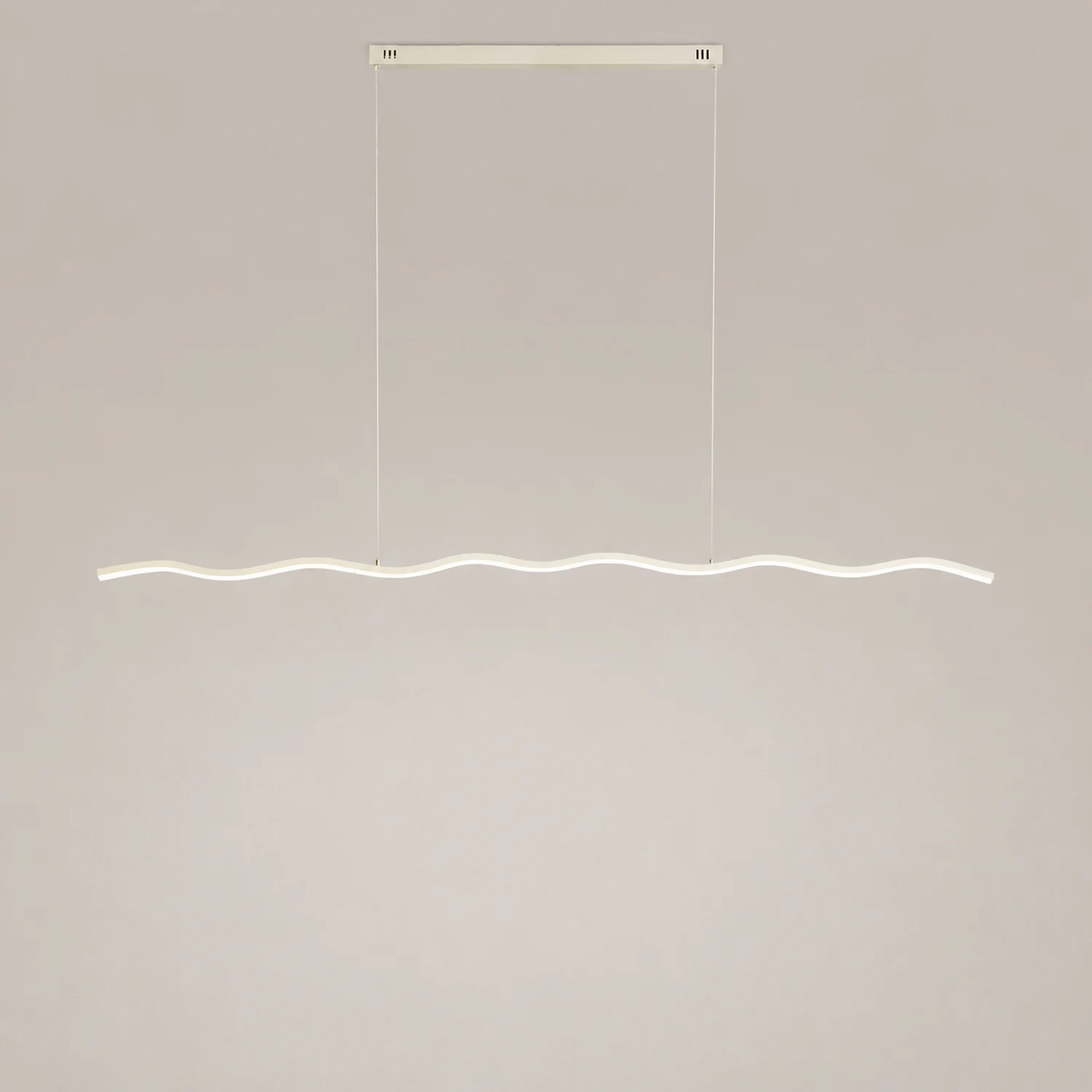 Welle Lineare Pendelleuchte, L 80/100/120CM - Lumpaz