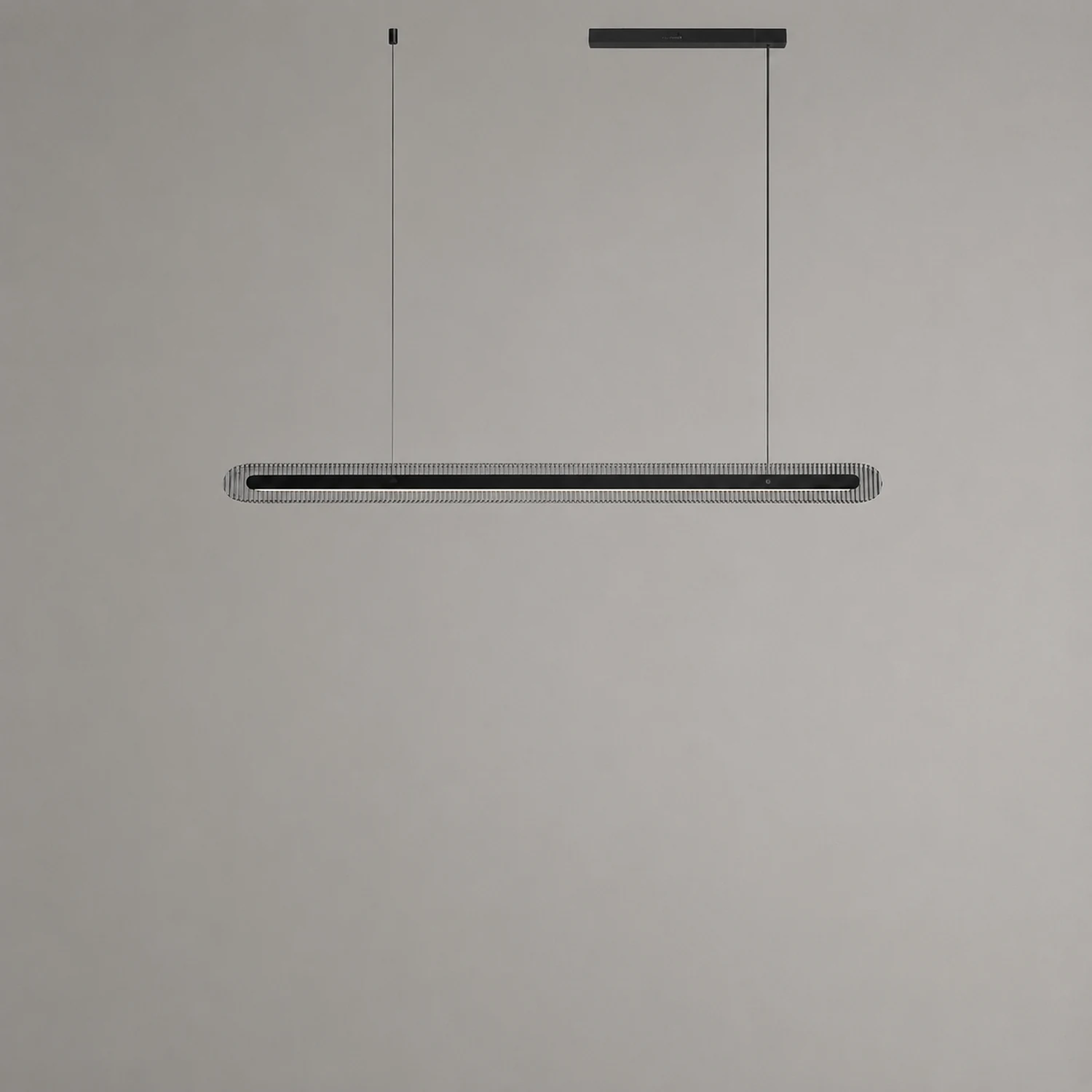 Evette Schwarze Pendelleuchte, L 100/120/140CM - Lumpaz