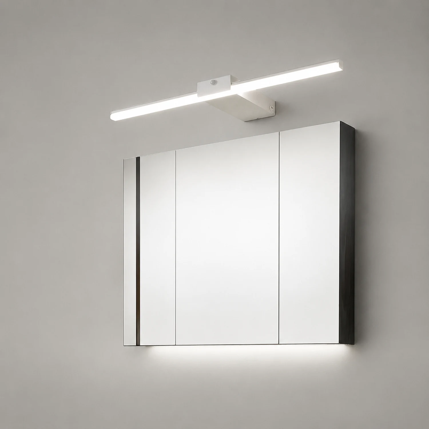 Edge Minimalistische Lineare Spiegelfront Waschtisch-Wandleuchte, L 40/60/80/100CM - Lumpaz
