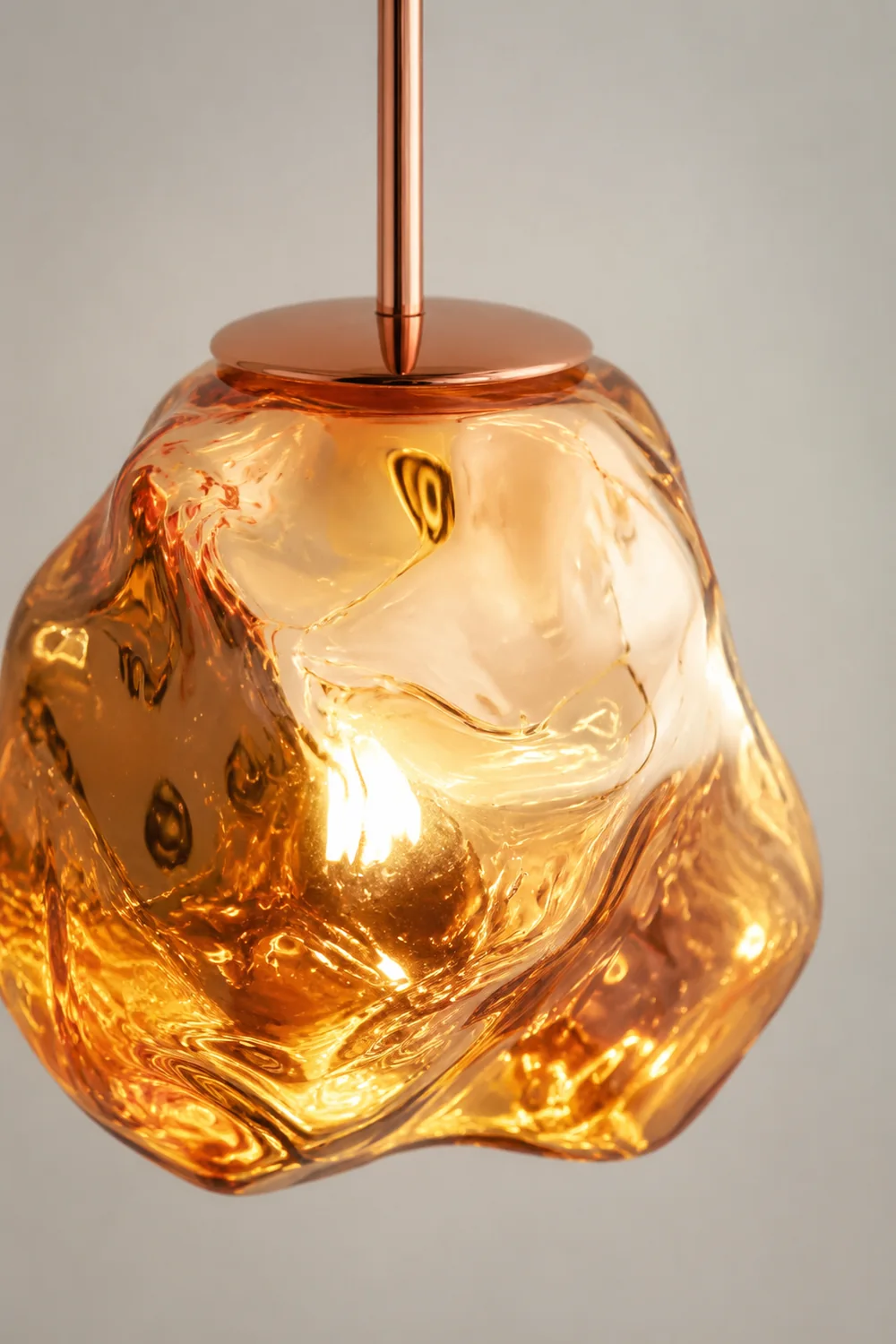 Mirza Glas Pendant Light, 4 Farben - Lumpaz