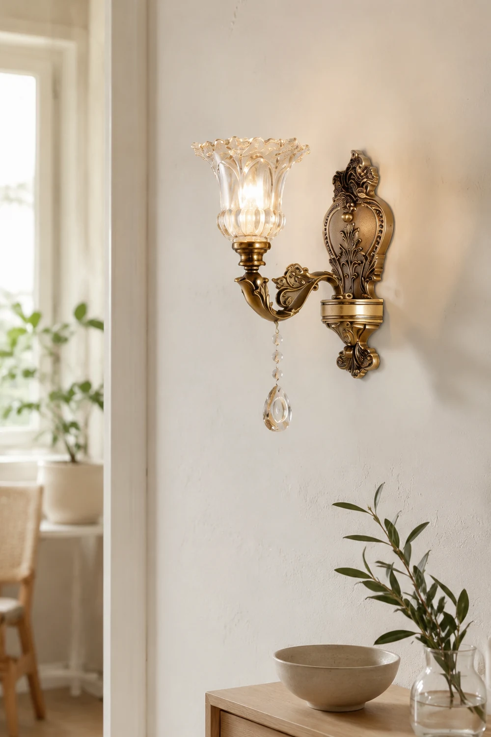 Félicie Französische Vintage Wandlampe, 1/2-flammig - Lumpaz