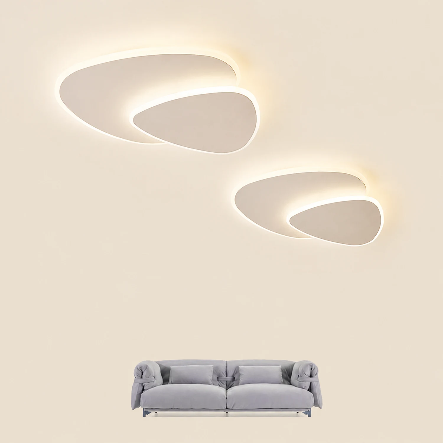 Quinn Deckenleuchte, L 40/50CM - Lumpaz