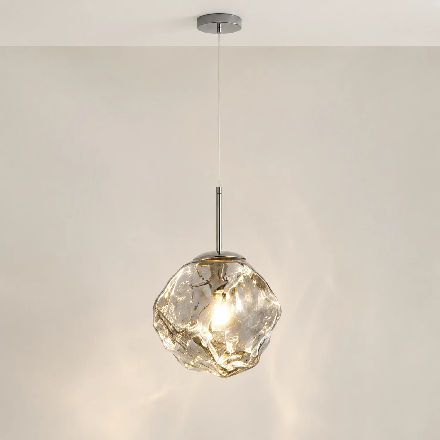 Mirza Glas Pendant Light, 4 Farben - Lumpaz