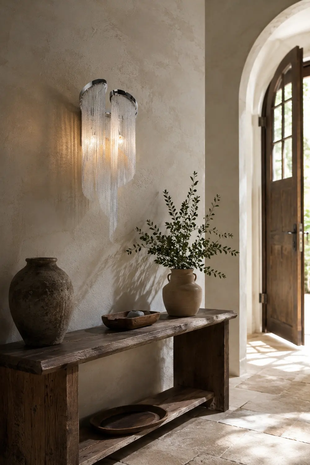 Colon Quaste-Kette Wandleuchte, 60CM - Lumpaz