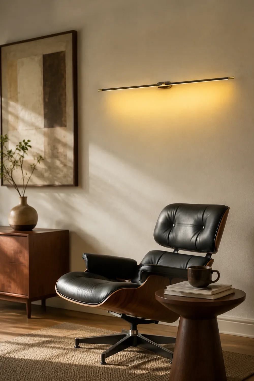 Leigh Spiegelleuchte, L 70/100CM - Lumpaz
