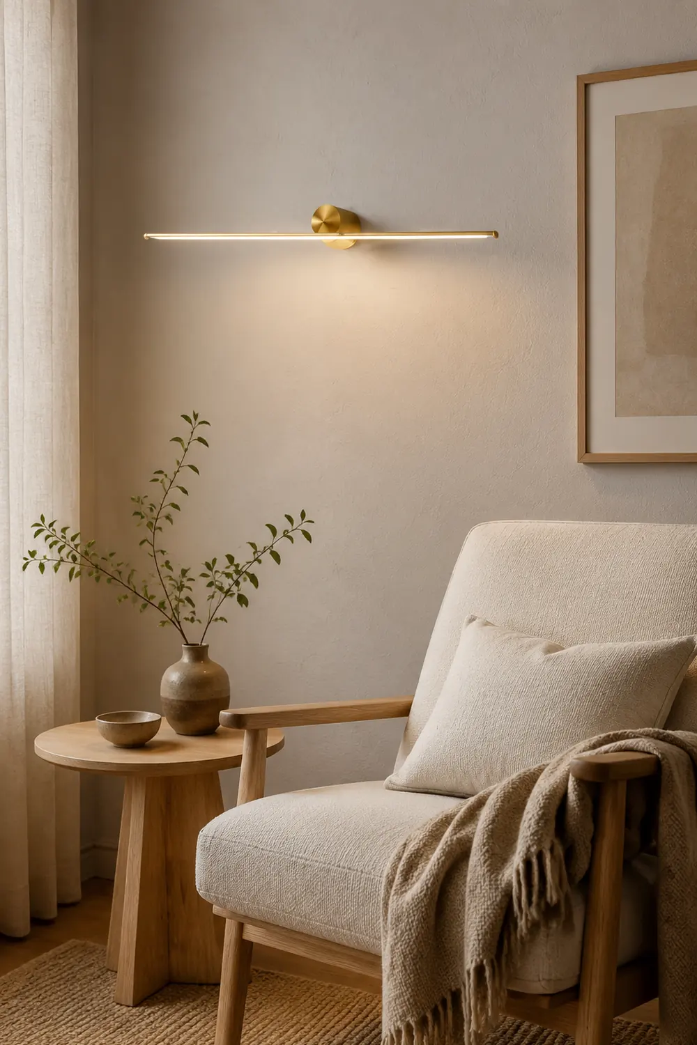 Leigh Spiegelfront Waschtisch-Wandleuchte 2 Farben, L 40/60/80/100cm - Lumpaz