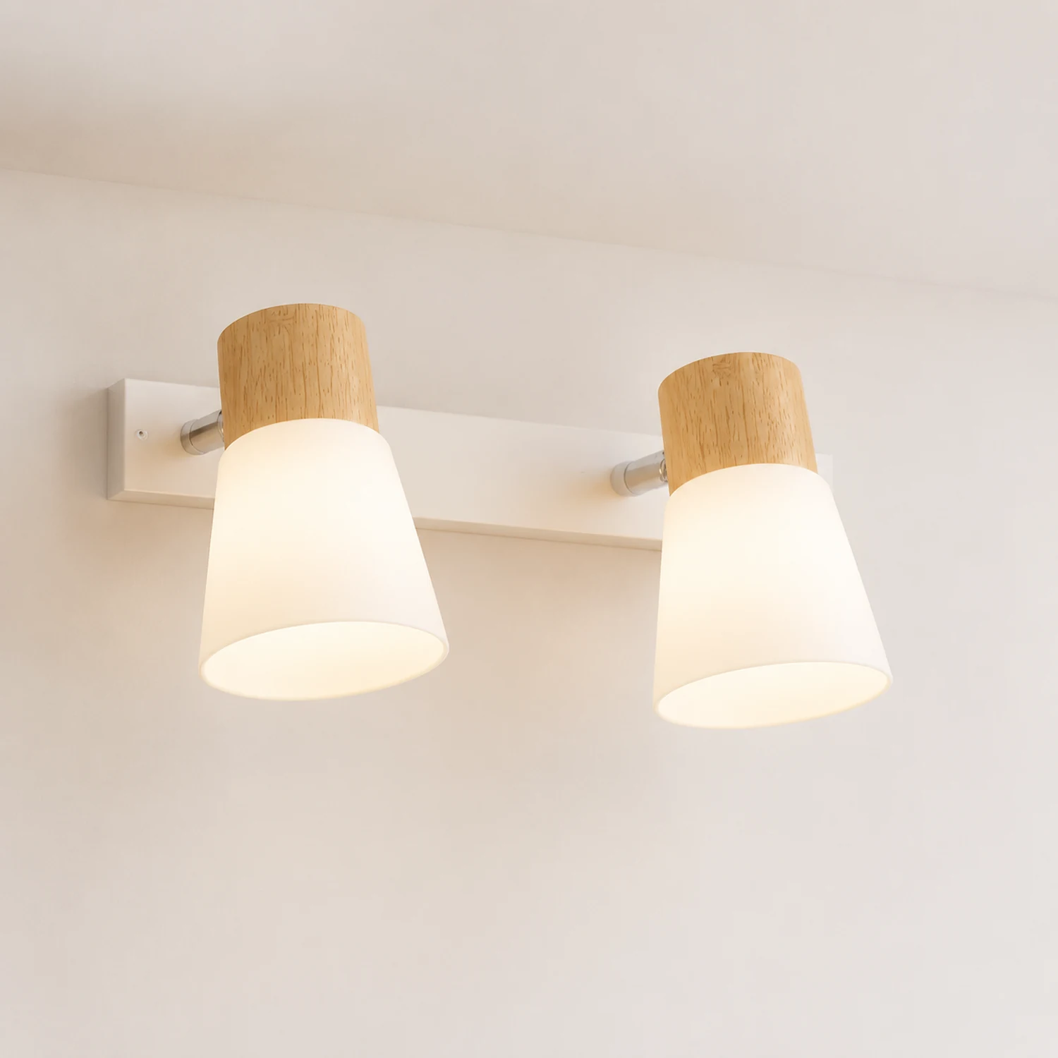 Ozawa Spiegelfront Waschtisch-Wandleuchte, 1/2-flammig - Lumpaz