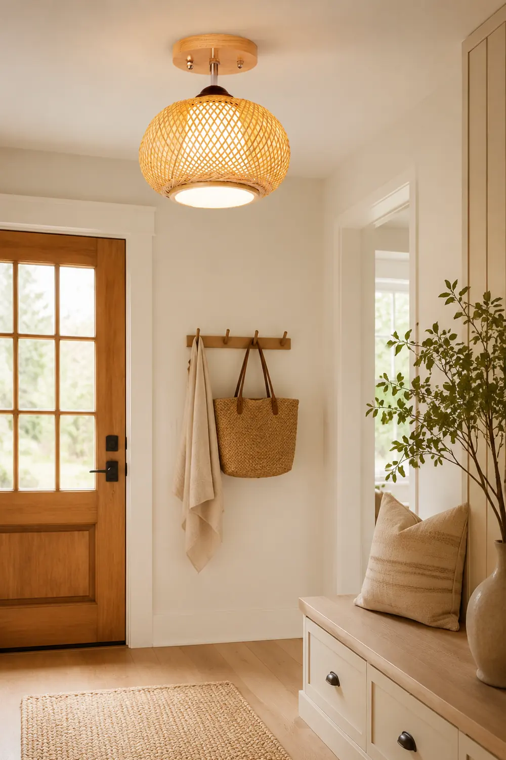 Muto Rattan Deckenleuchte, ∅25/35/40CM - Lumpaz