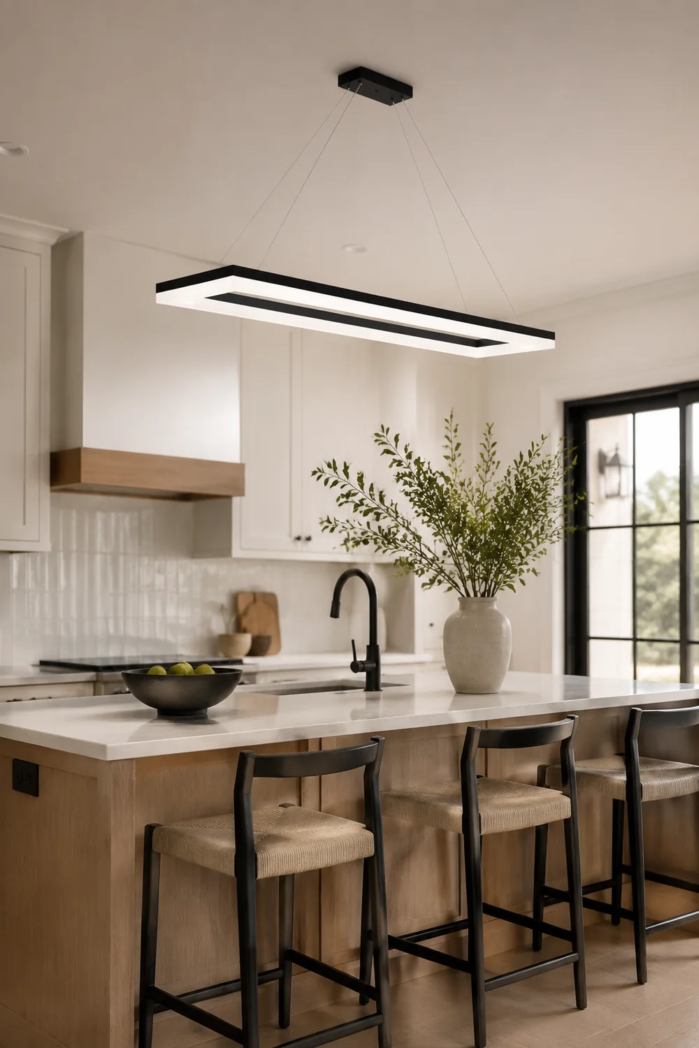 Bouvet Pendelleuchte, L 90CM - Lumpaz