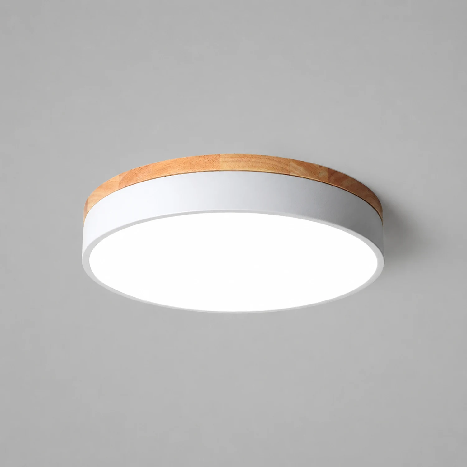 Morandi Deckenleuchte, Metall & Holz, ∅30/40/50CM - Lumpaz