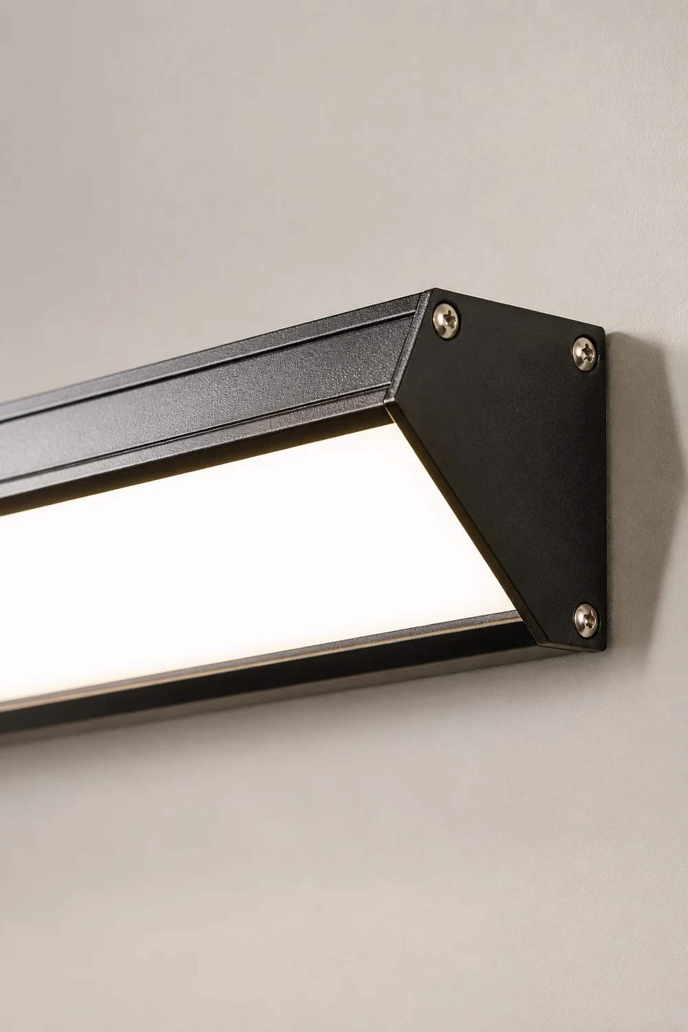 Orr Rechteck Spiegelfront Waschtisch-Wandleuchte, L40/50/80CM - Lumpaz
