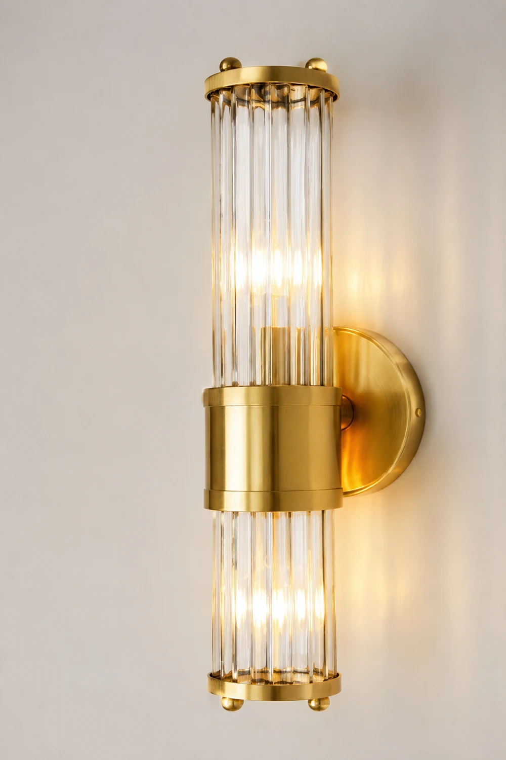 Leigh Spiegelfront Waschtisch-Wandleuchte, 1/2-flammig - Lumpaz