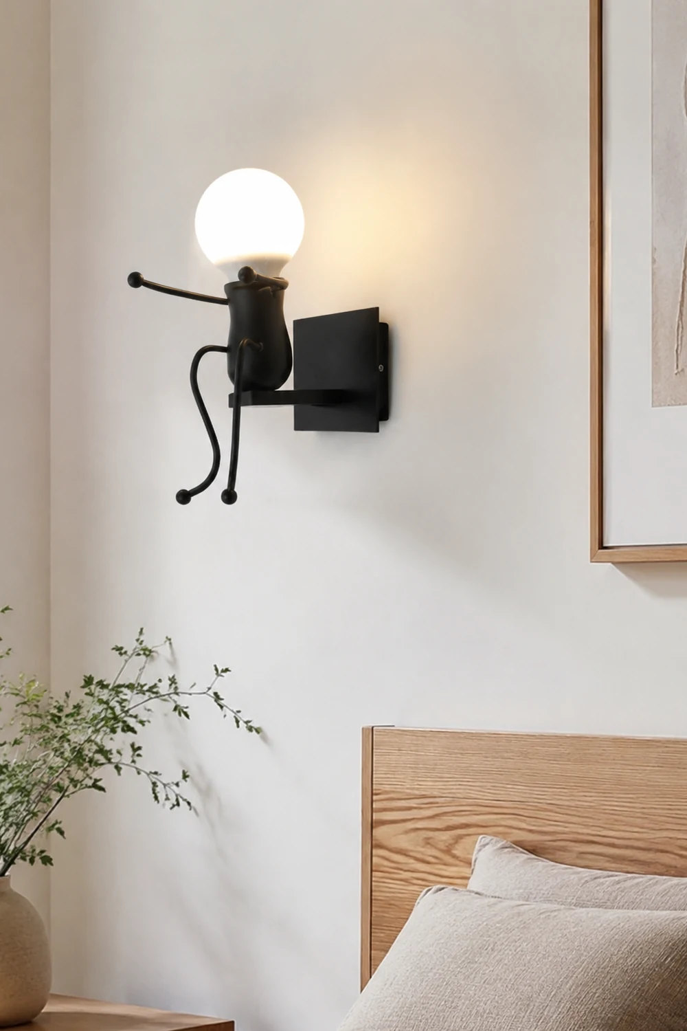 Luxo Retro Man Wandleuchte, 4 Stil - Lumpaz