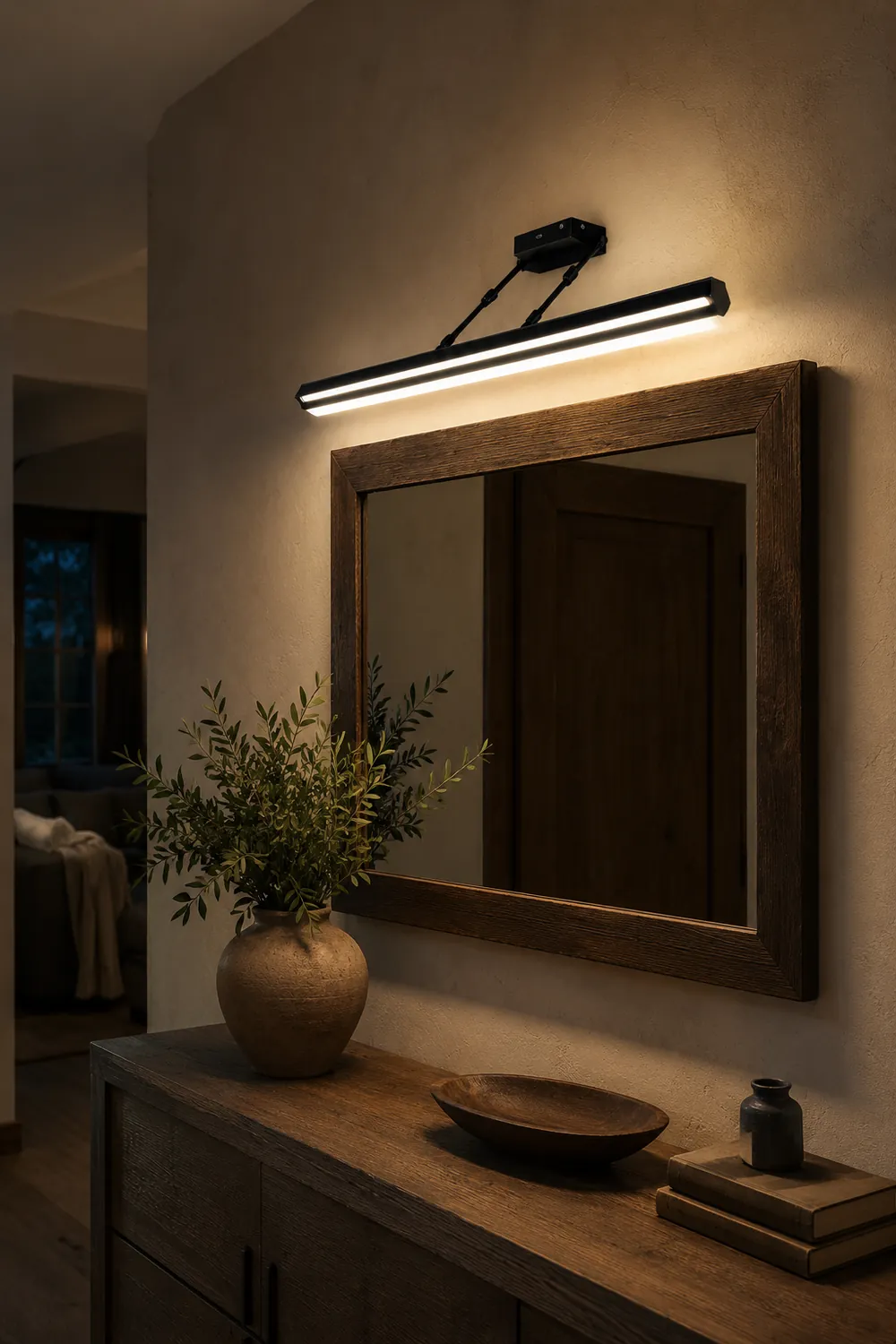 Edge Bar geformt Spiegel Front Vanity Wandleuchte, L40/50/60/70/80/100CM - Lumpaz
