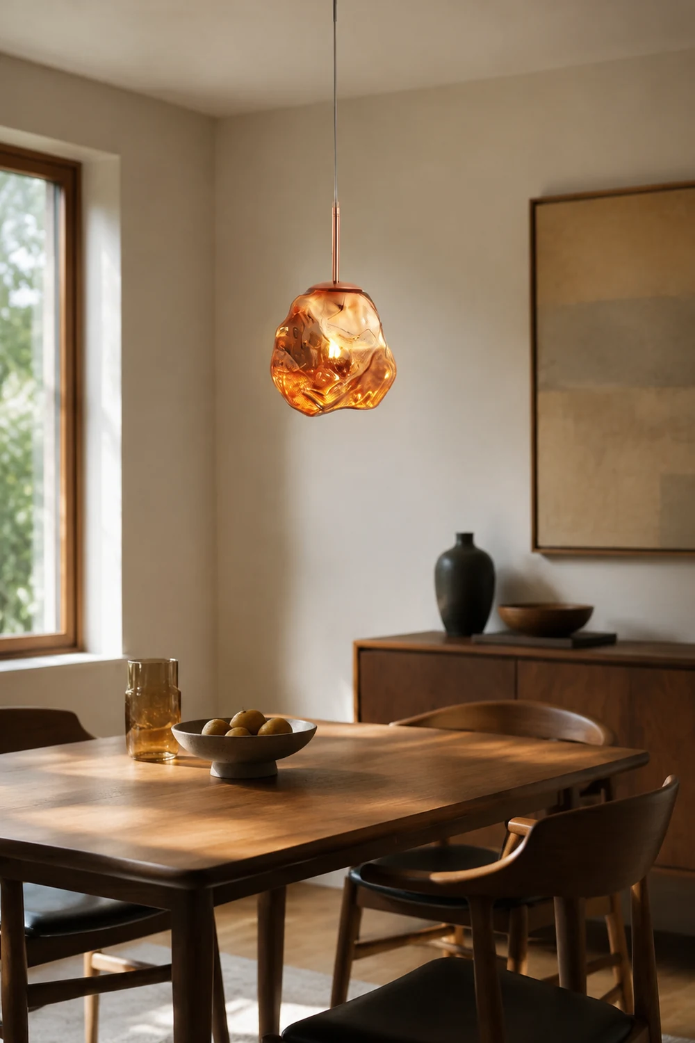 Mirza Glas Pendant Light, 4 Farben - Lumpaz