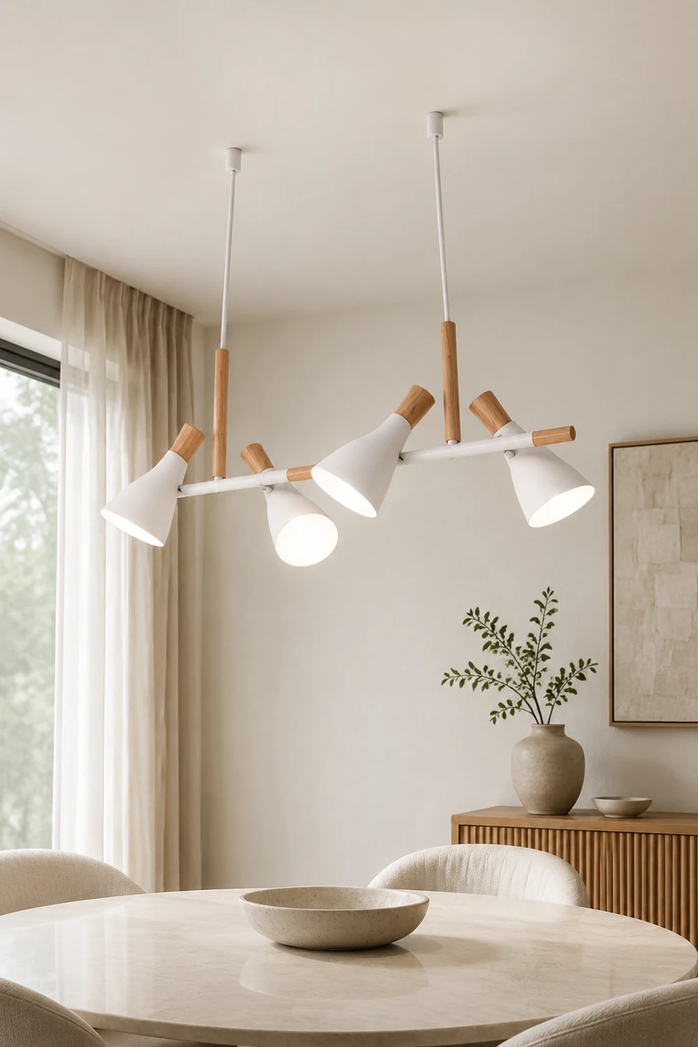 Morandi Pendelleuchte, 4-flammig - Lumpaz