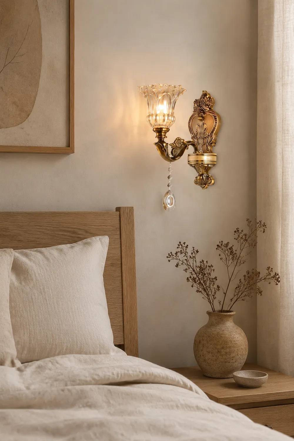 Félicie Französische Vintage Wandlampe, 1/2-flammig - Lumpaz