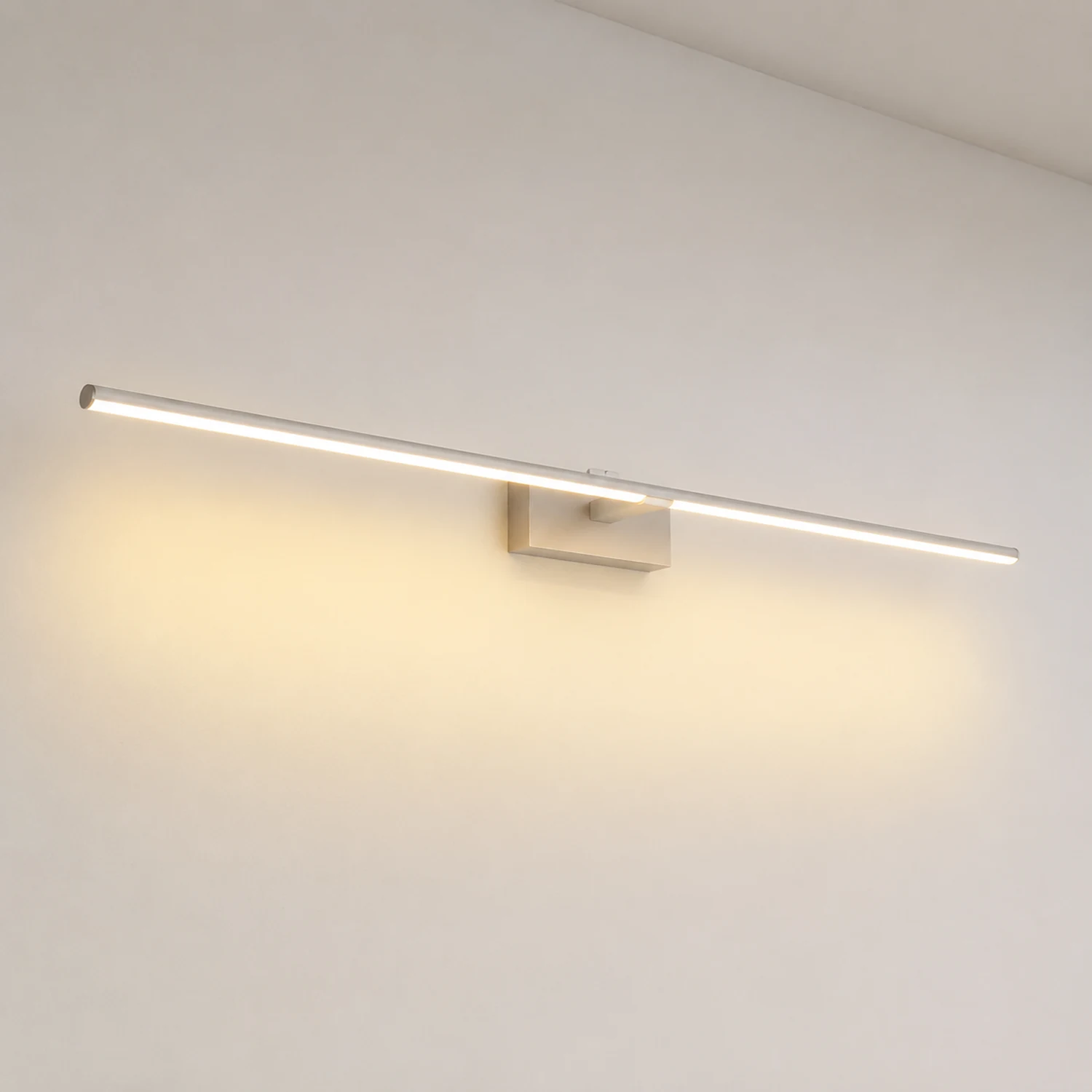Leigh Spiegelfront Waschtisch-Wandleuchte, L 60/80/100CM - Lumpaz