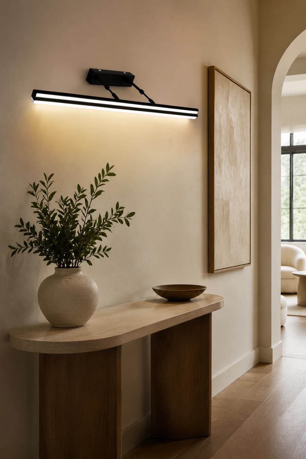 Edge Bar geformt Spiegel Front Vanity Wandleuchte, L40/50/60/70/80/100CM - Lumpaz