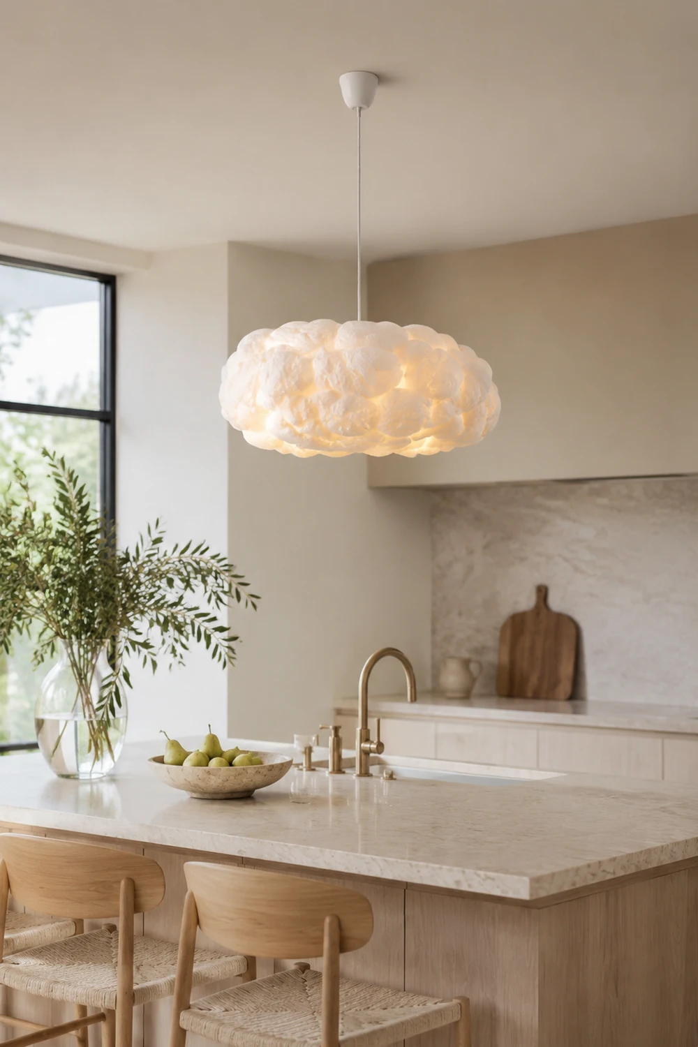 Minori Wolke Pendelleuchte, ∅35/40/50CM - Lumpaz