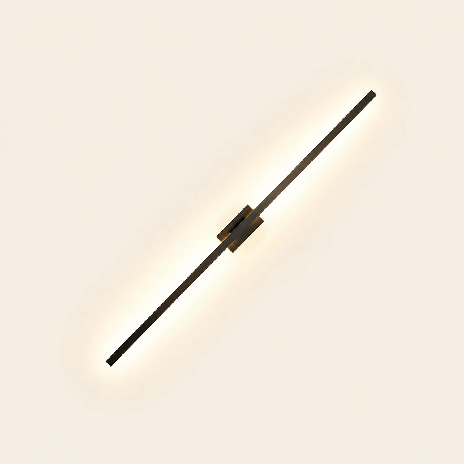 Leigh Spiegelfront Waschtisch-Wandlampe, L 60/100CM - Lumpaz