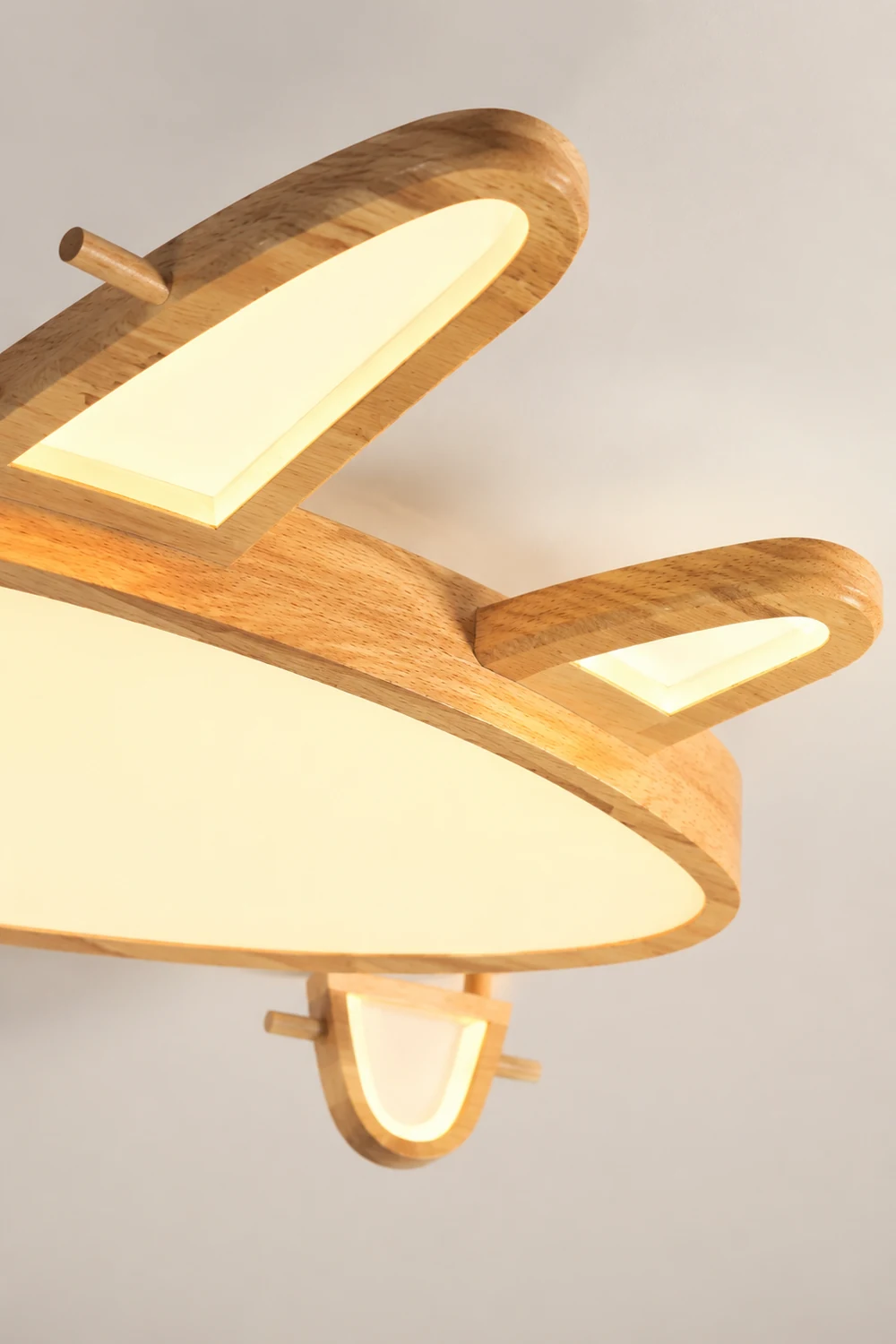 Minori Flugzeugform Deckenleuchte, L 52/66CM - Lumpaz