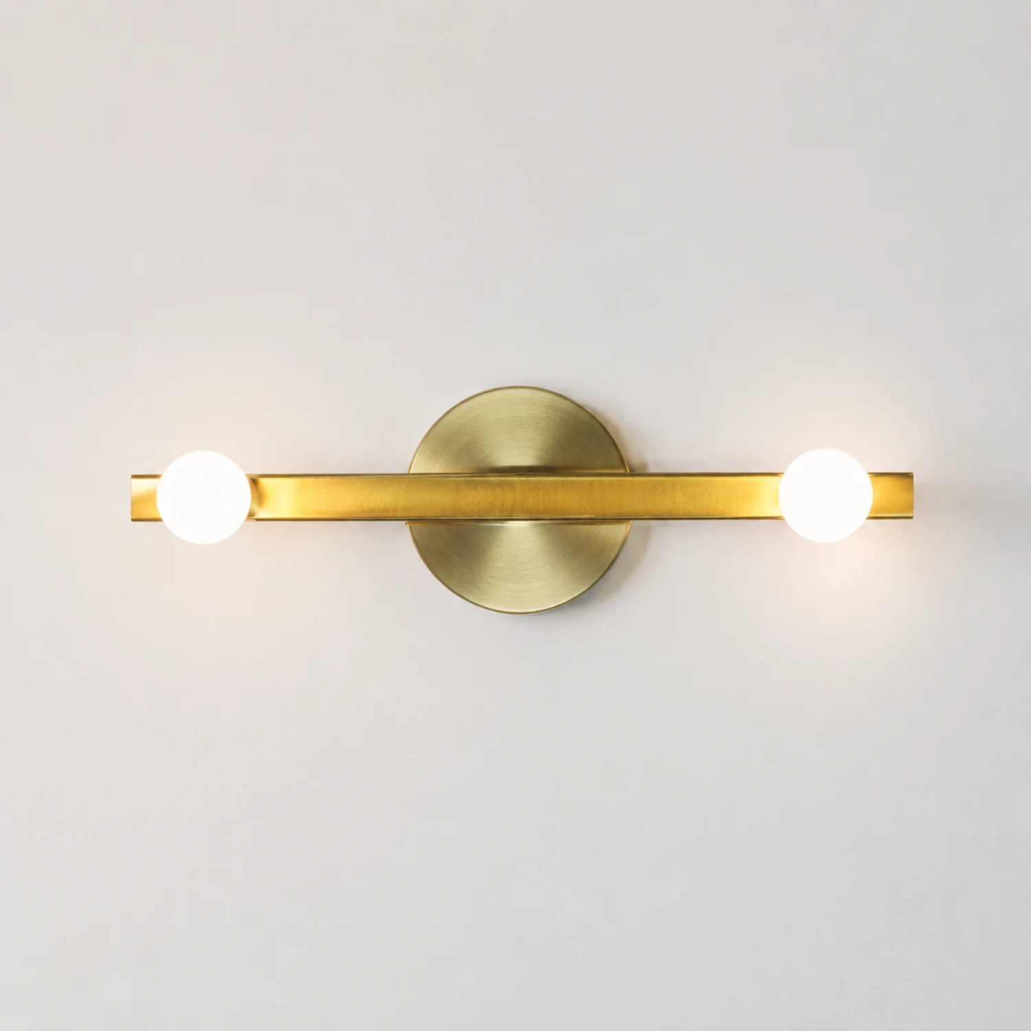 Avi Spiegelfront Waschtisch-Wandleuchte, 41CM Lang - Lumpaz