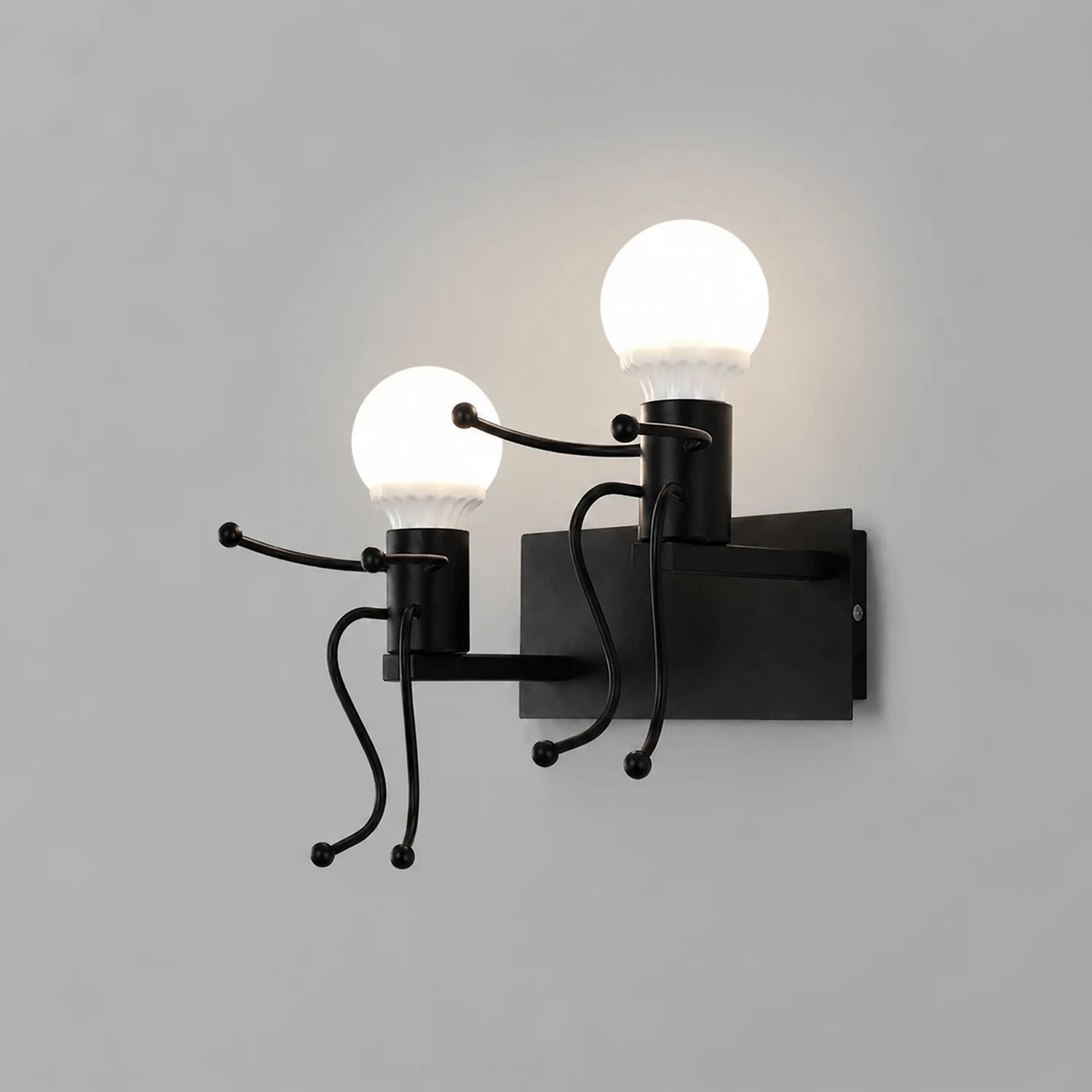 Luxo Retro Man Wandleuchte, 4 Stil - Lumpaz