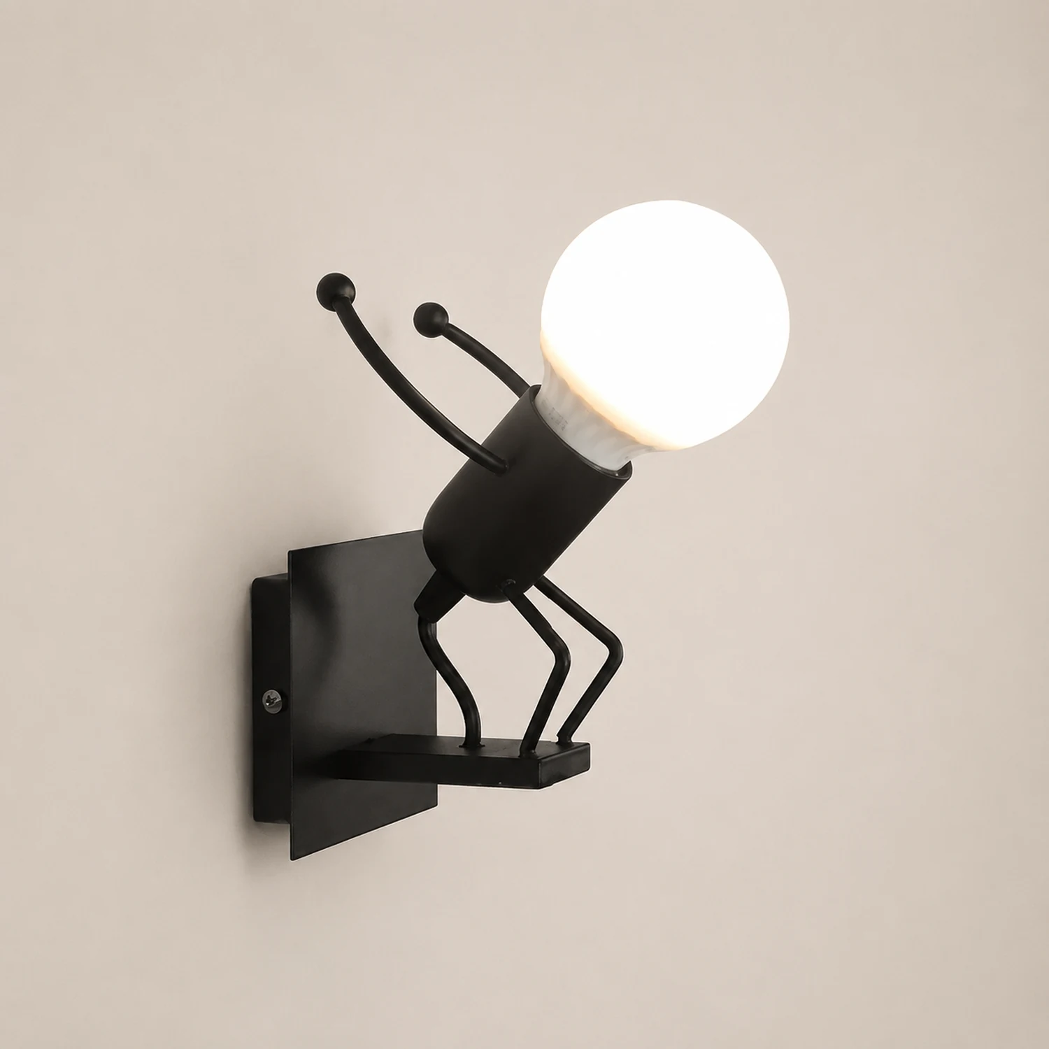 Luxo Retro Man Wandleuchte, 4 Stil - Lumpaz