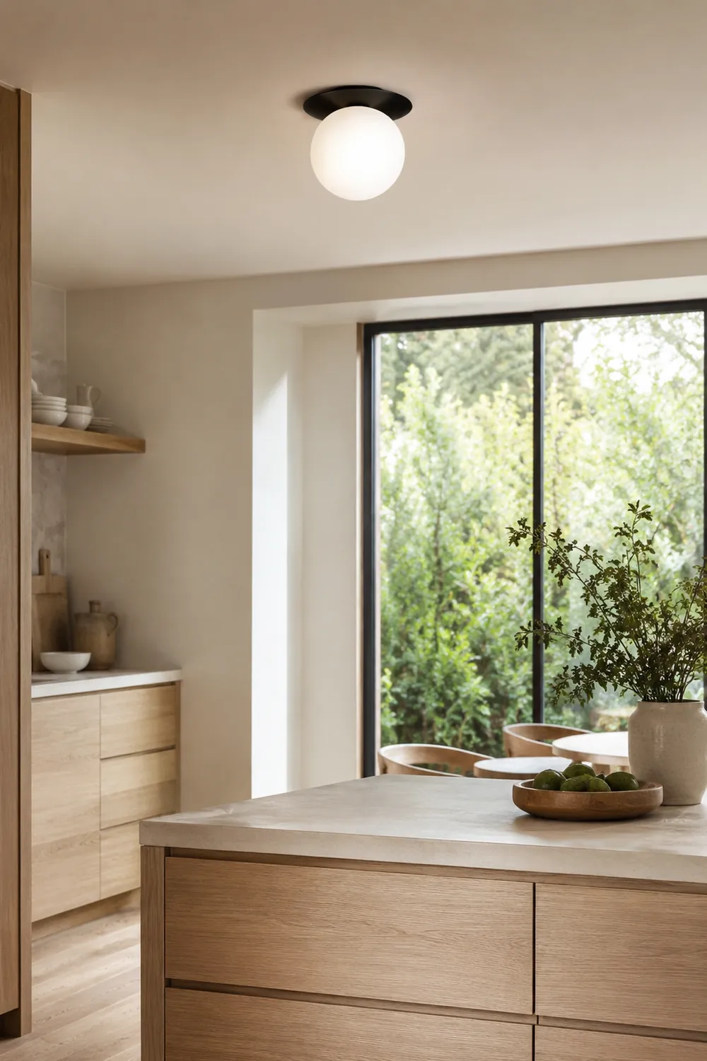 Valentina Hausflur Flush Mount Deckenleuchte/Wandleuchte, 4 Farben - Lumpaz