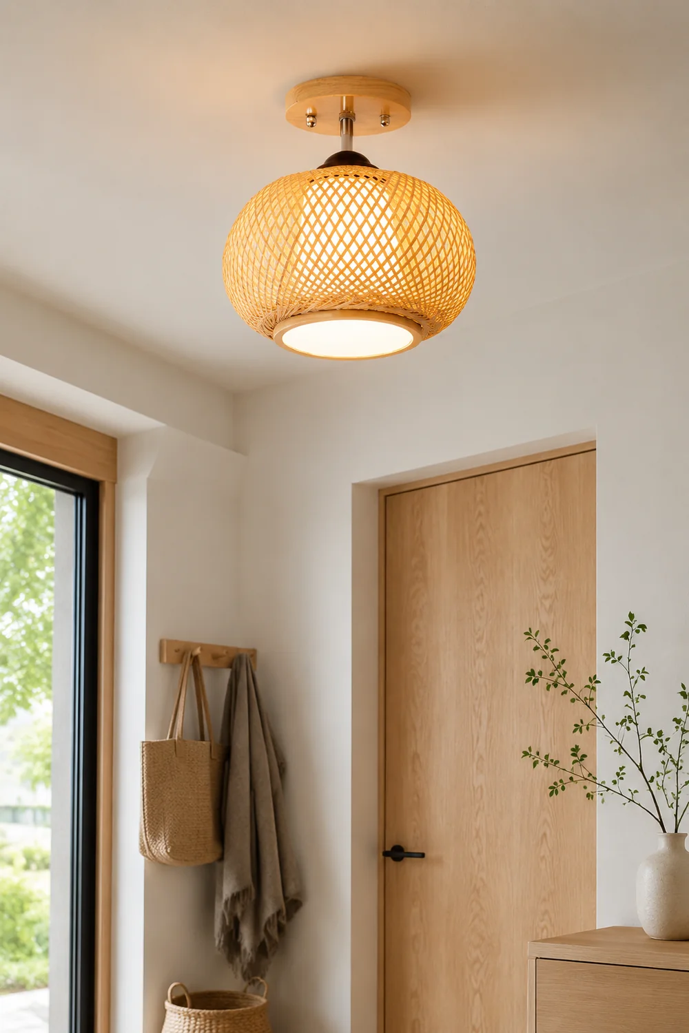 Muto Rattan Deckenleuchte, ∅25/35/40CM - Lumpaz