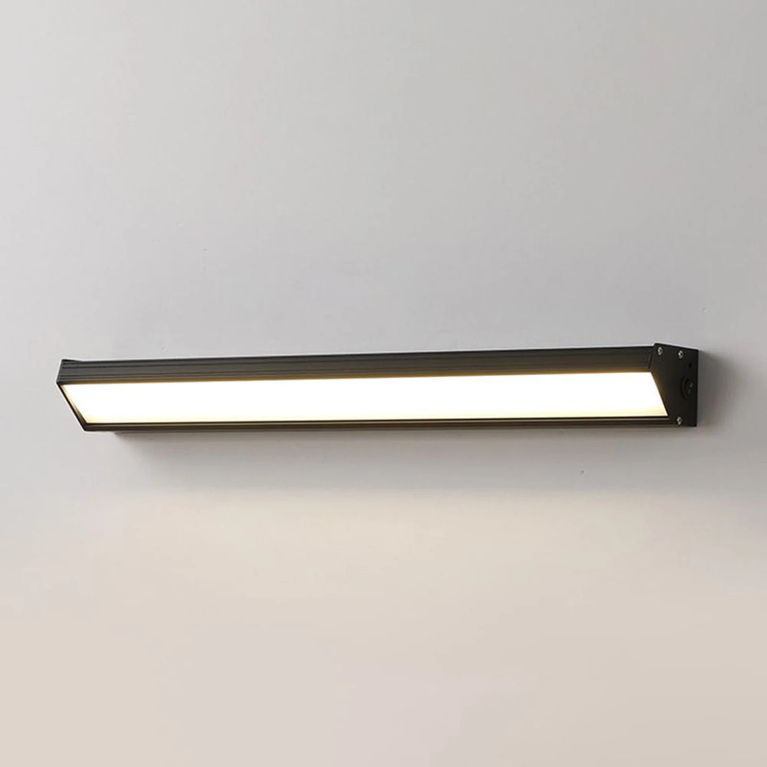 Orr Rechteck Spiegelfront Waschtisch-Wandleuchte, L40/50/80CM - Lumpaz