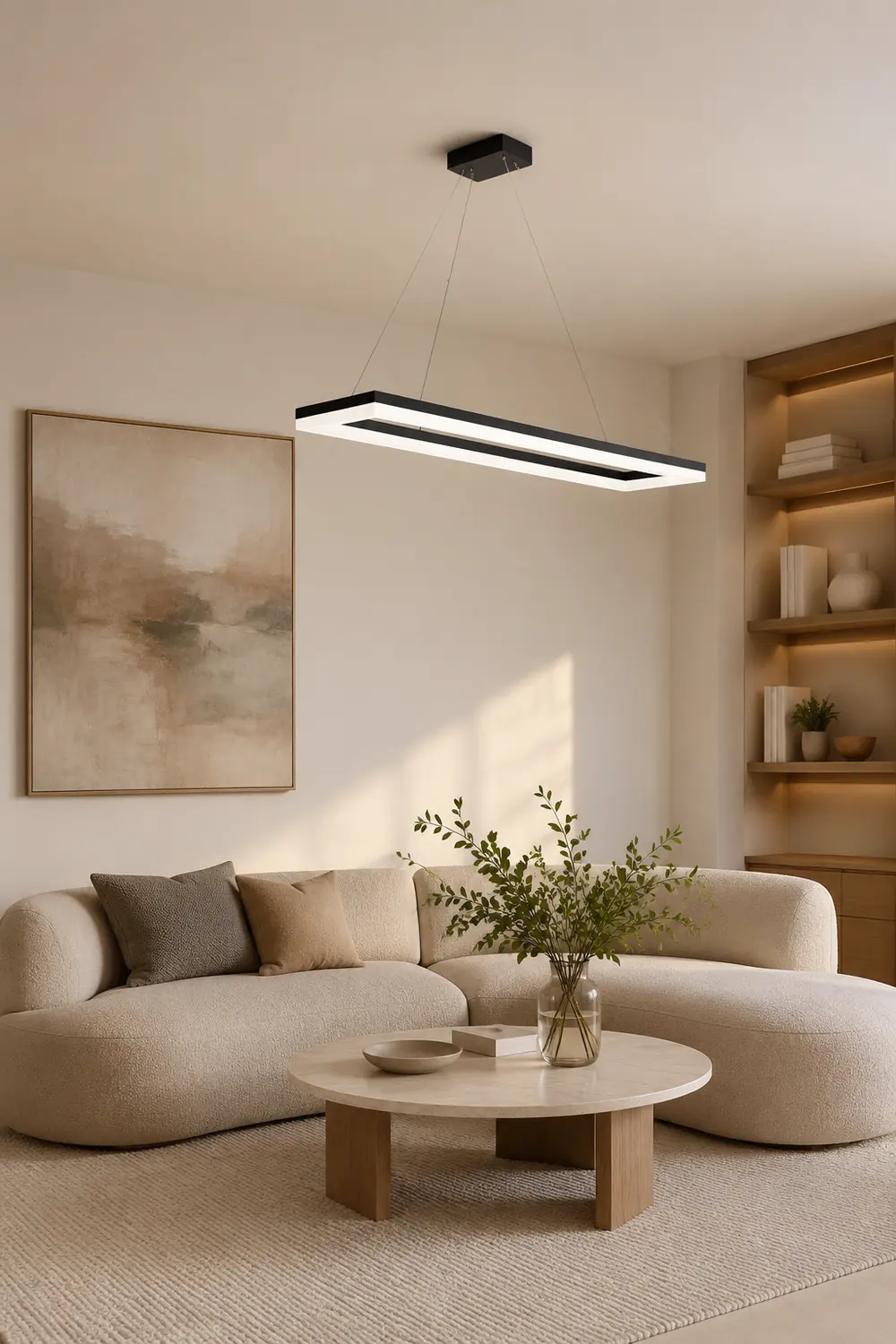 Bouvet Pendelleuchte, L 90CM - Lumpaz