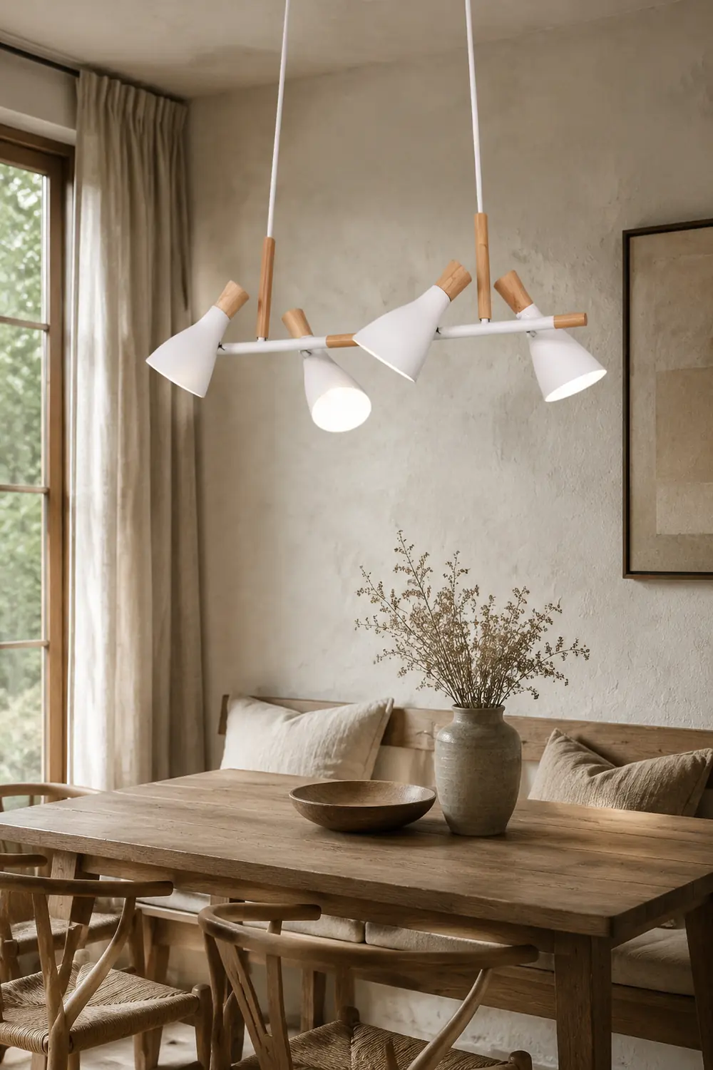 Morandi Pendelleuchte, 4-flammig - Lumpaz