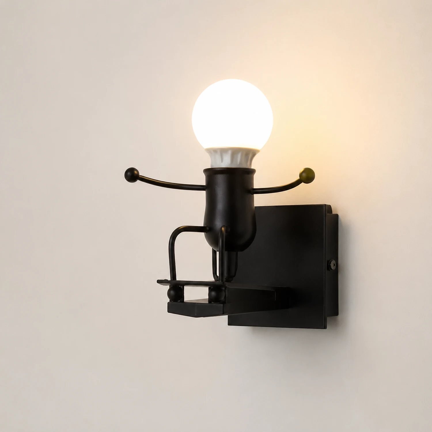 Luxo Retro Man Wandleuchte, 4 Stil - Lumpaz