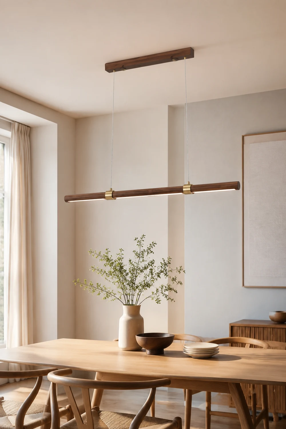 Ozawa Lineare Pendelleuchte, L 100/120CM - Lumpaz