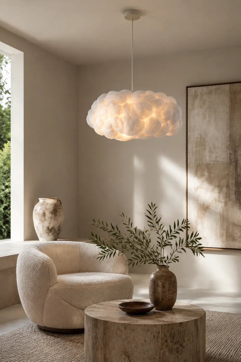 Minori Wolke Pendelleuchte, ∅35/40/50CM - Lumpaz