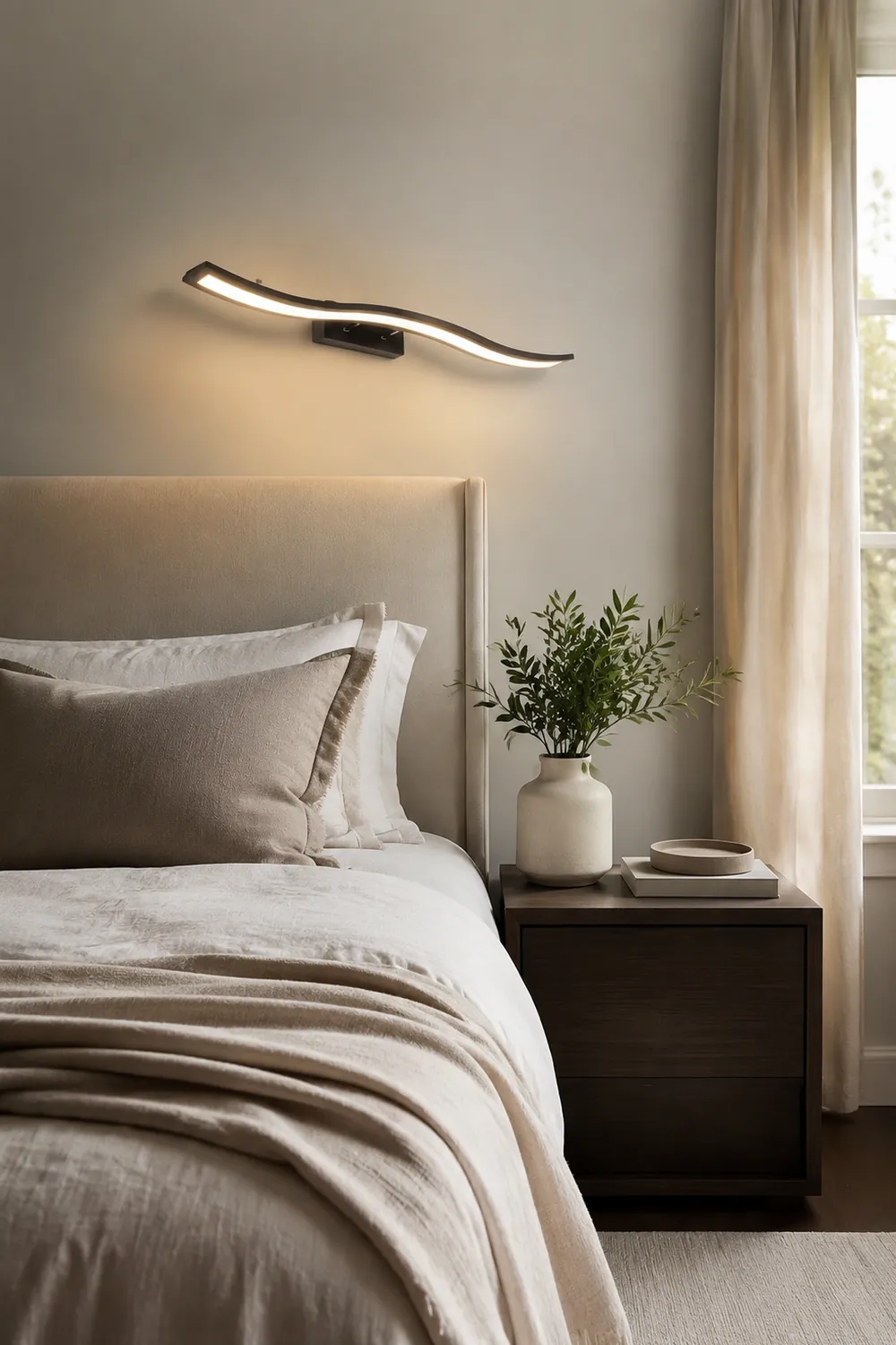 Leigh Spiegelfront Waschtisch-Wandleuchte, L 40/60/80CM - Lumpaz