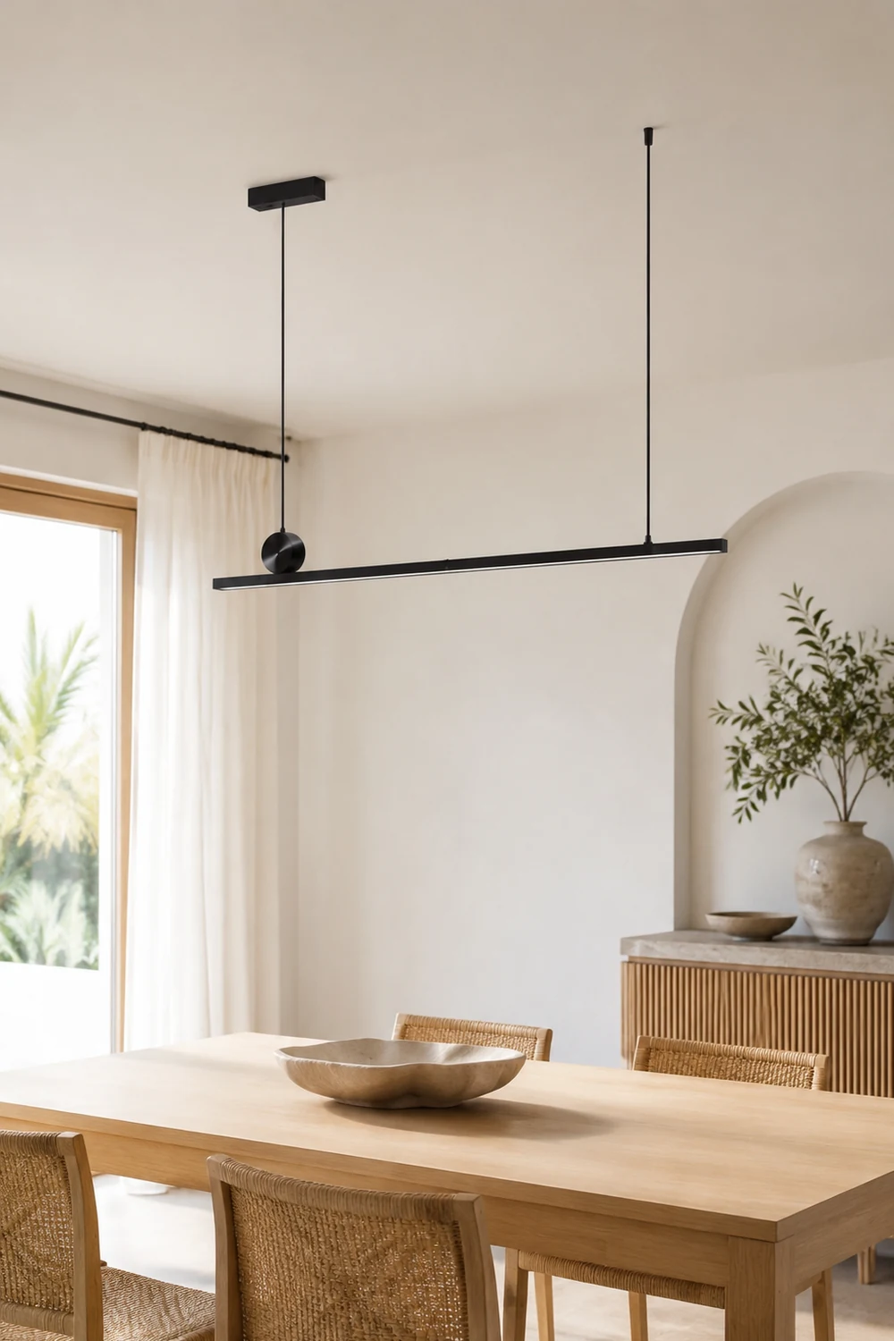 Edge Pendelleuchte, L 90/120CM - Lumpaz