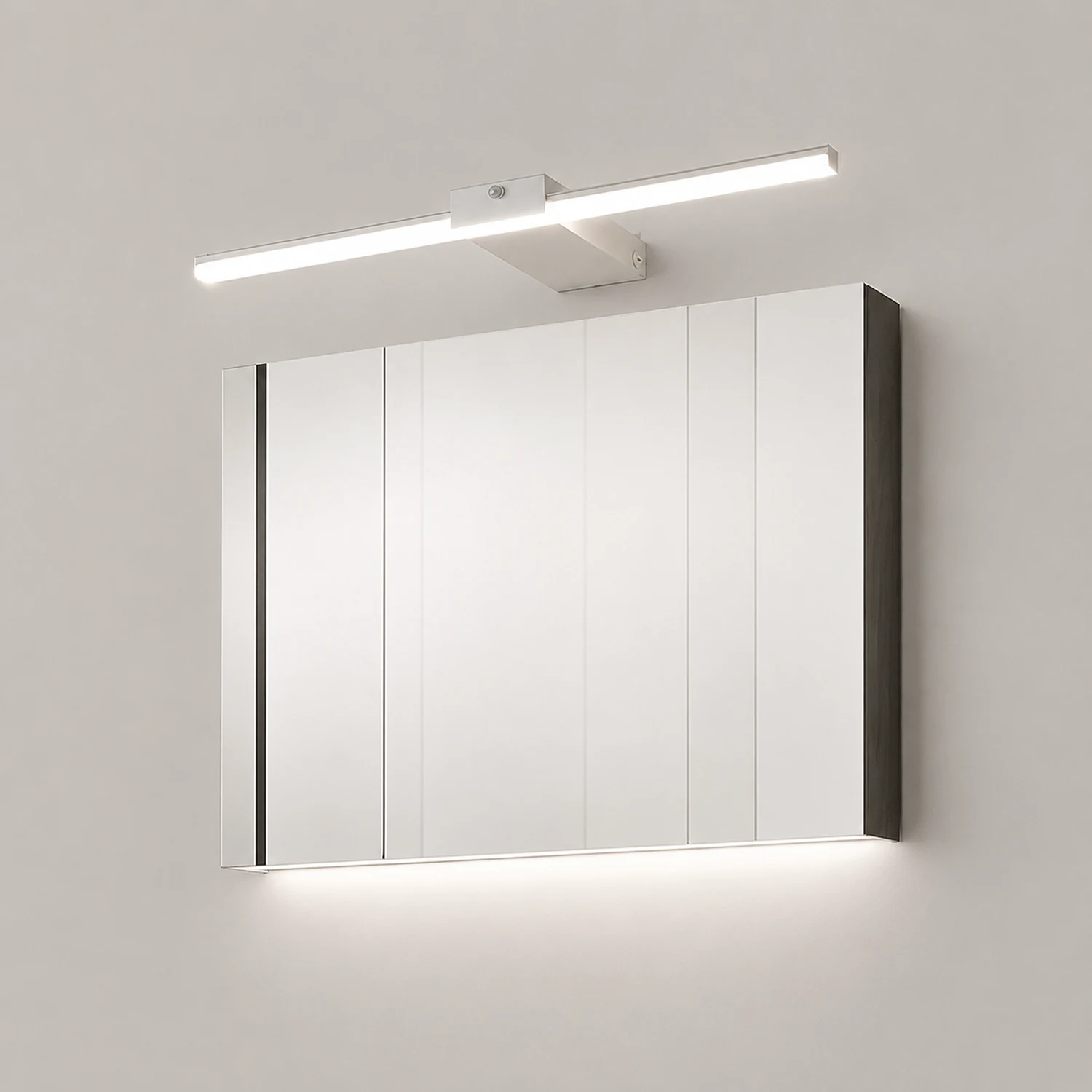 Edge Minimalistische Lineare Spiegelfront Waschtisch-Wandleuchte, L 40/60/80/100CM - Lumpaz