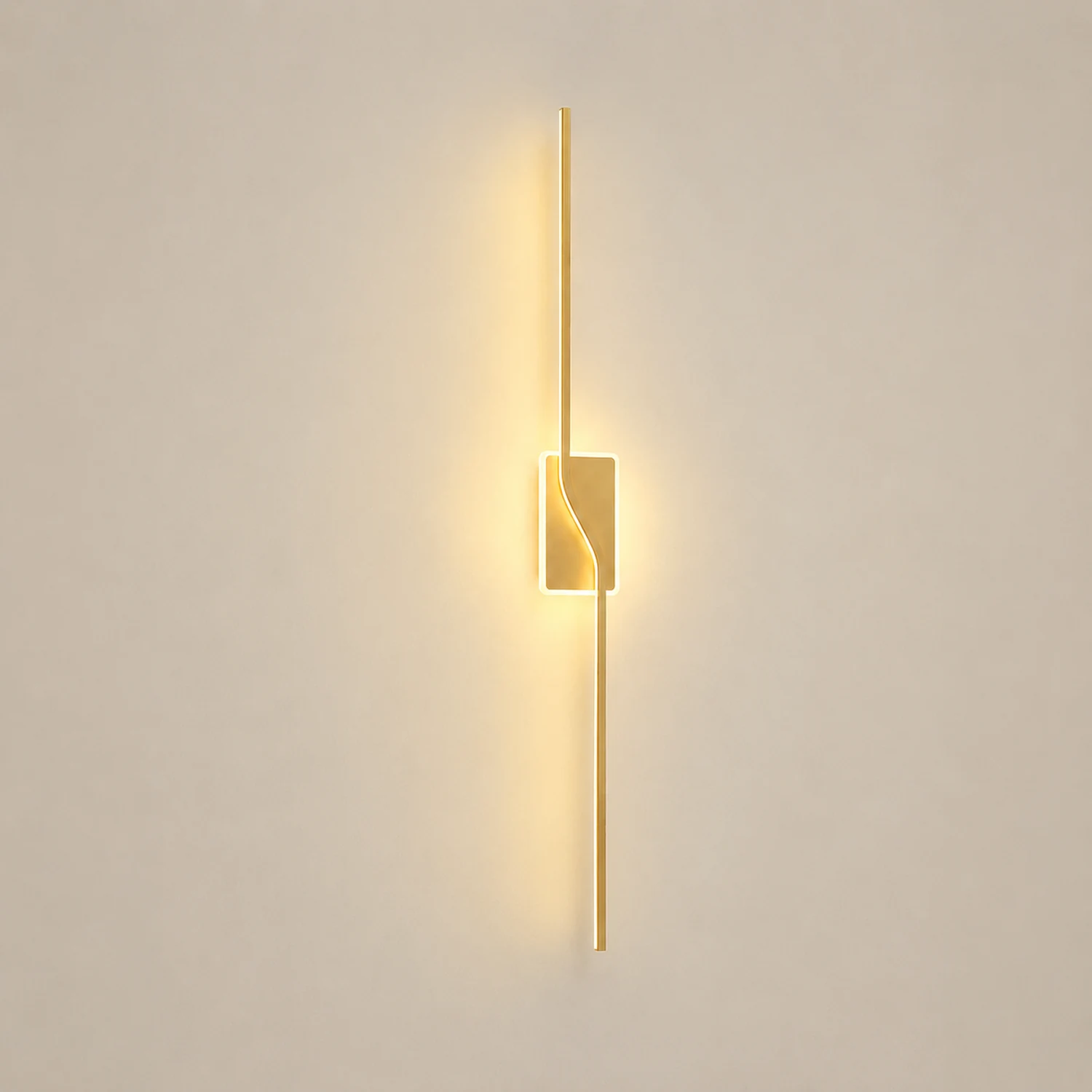 Leigh Spiegelfront Waschtisch-Wandleuchte, L 40/60/80/100CM - Lumpaz