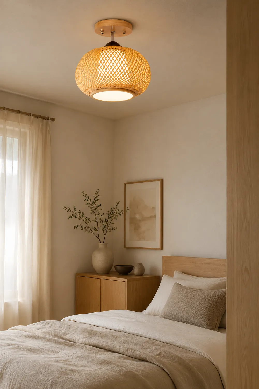 Muto Rattan Deckenleuchte, ∅25/35/40CM - Lumpaz
