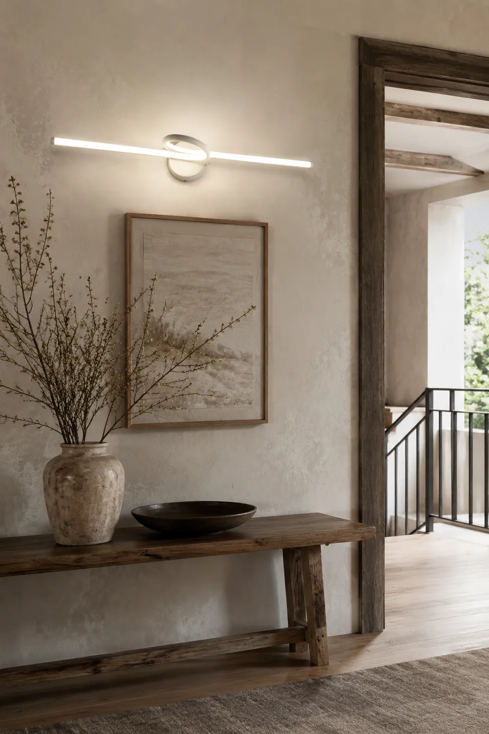 Leigh Spiegelfront Waschtisch-Wandleuchte, L 60/80CM - Lumpaz