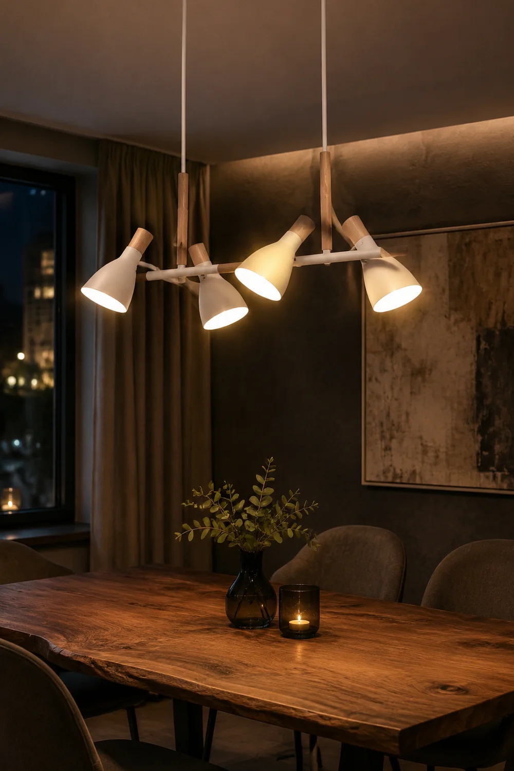 Morandi Pendelleuchte, 4-flammig - Lumpaz